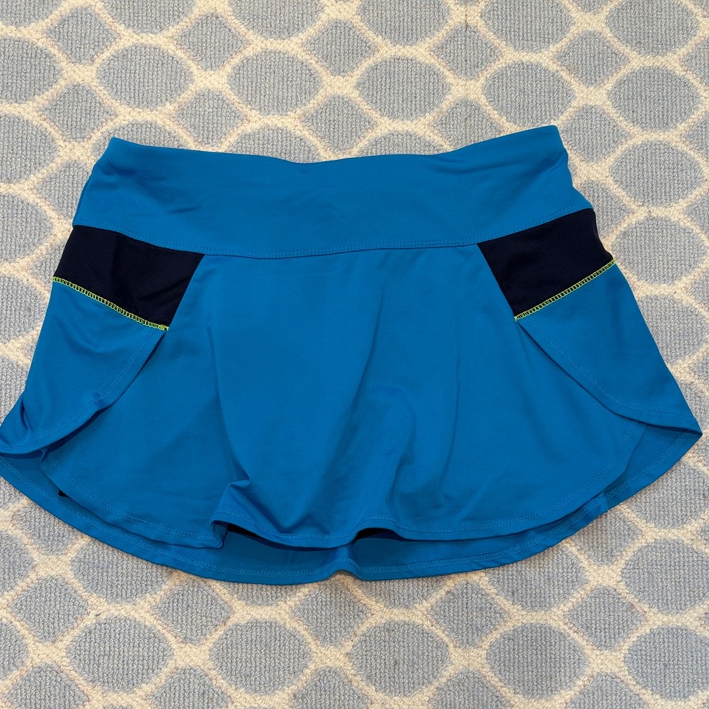 Lucky in Love Blue Mini Skirt